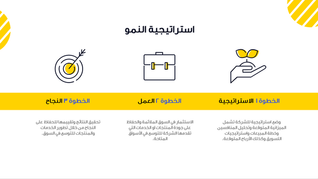 قالب بوربوينت -العرض المالي