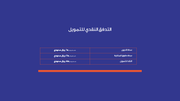 قالب بوربوينت تقرير مالي - شريحة عرض عن التدفق النقدي للتمويل.