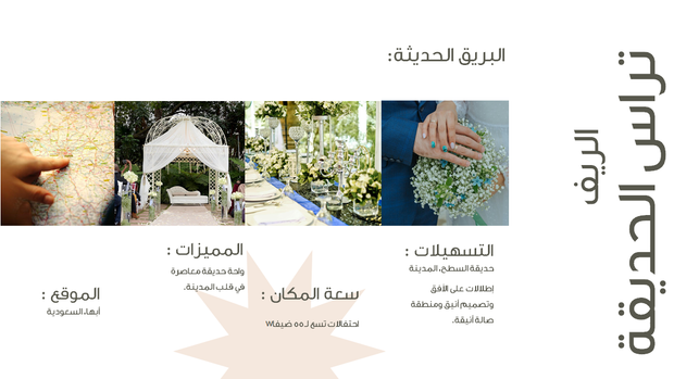 قالب بوربوينت الزفاف الفاخر- شريحة عن البريق الحديثة.
