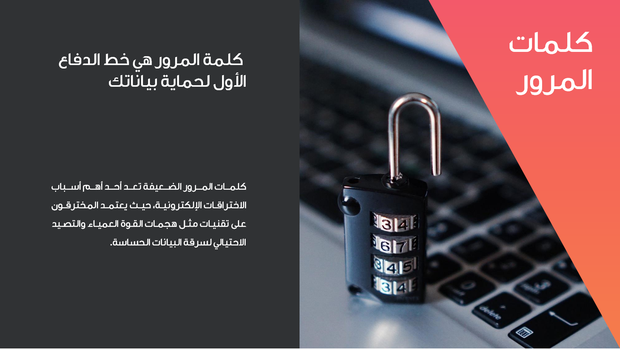 عرض تقديمي - الأمن السيبراني -41 شريحة