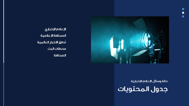 عرض تقديمي بوربوينت- وسائل الاعلام - 45 شريحة