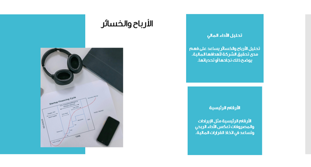 عرض تقديمي - 40 شريحة - قالب الأعمال لشركة استثمارات