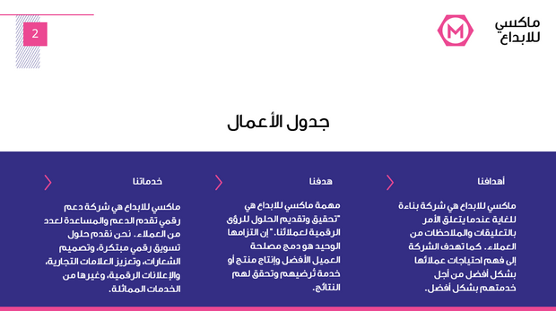 عرض تقديمي - 14 شريحة - شركة حلول رقمية محترفة