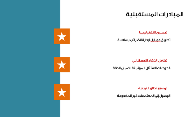 عرض تقديمي  - 14 شريحة -عرض وكالة ضريبة الدخل