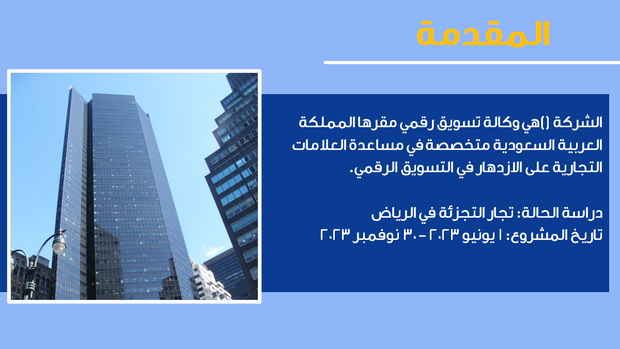 نموذج بوربوينت - تعريف بالشركة و دراسة حالة - 13 شريحة