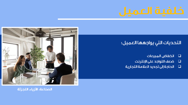 نموذج بوربوينت - تعريف بالشركة و دراسة حالة - 13 شريحة