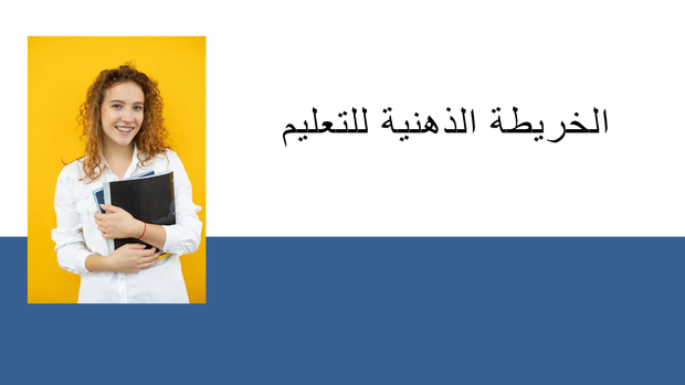 قالب بوربوينت - الخريطة الذهنية للتعليم -13 سلايد