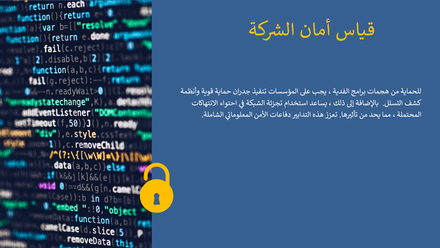 قالب بوربوينت - امن تكنلوجيا المعلومات- 16 سلايد