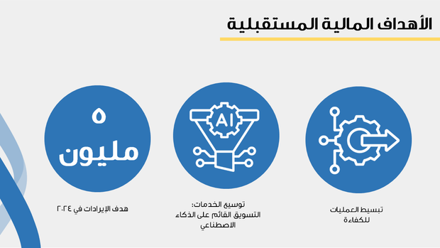 قالب بوربوينت - الهوية التجارية - بروفايل للشركة، التعريف و الاتجاهات و الرؤى المالية  - 13 شريحة