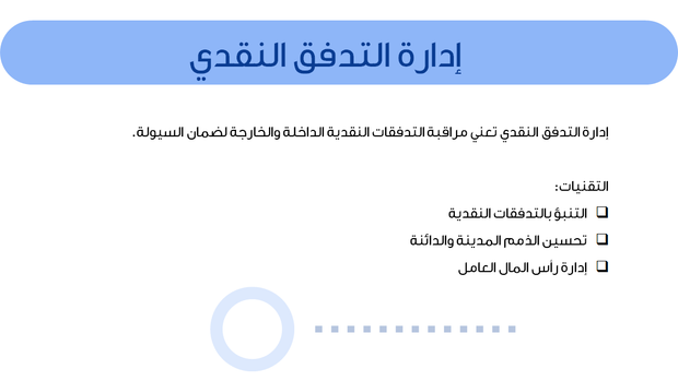 نموذج بوربوينت - الإدارة المالية