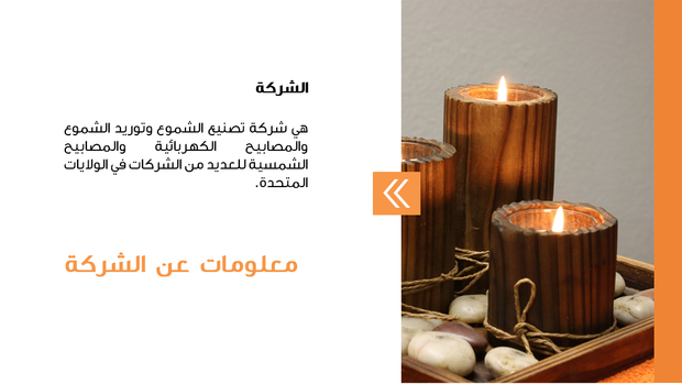 قالب عرض بوربوينت خطة المبيعات - شريحة عرض معلومات عن الشركة