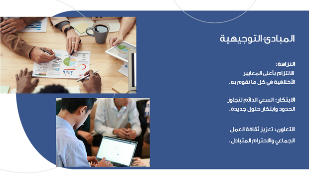 عرض تقديمي  - 15 شريحة - عرض شركة الأفاق المالية: الذكاء الاصطناعي والحلول المستدامة